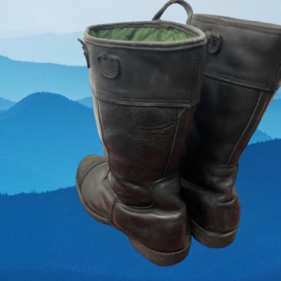 Well Worn Vintage Firefighter Boots Size 13W 13 Wide - Picture 10 of 14